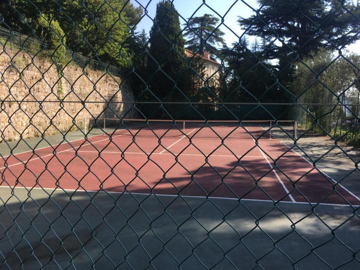 Clim Jardin Et Parking Prive -Piscine Tennis Et Park Vue Mer Grasse Kültér fotó