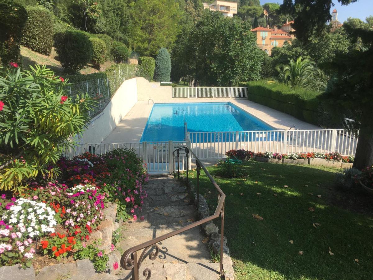 Clim Jardin Et Parking Prive -Piscine Tennis Et Park Vue Mer Grasse Kültér fotó