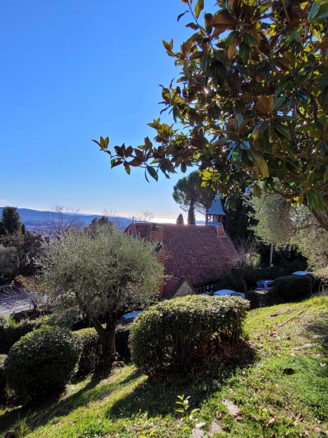 Clim Jardin Et Parking Prive -Piscine Tennis Et Park Vue Mer Grasse Kültér fotó