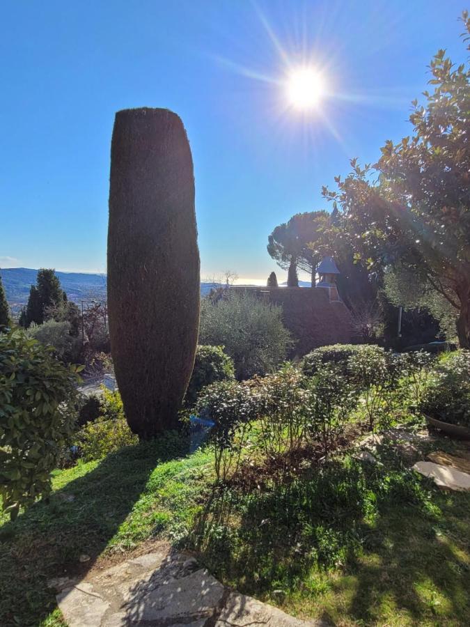 Clim Jardin Et Parking Prive -Piscine Tennis Et Park Vue Mer Grasse Kültér fotó